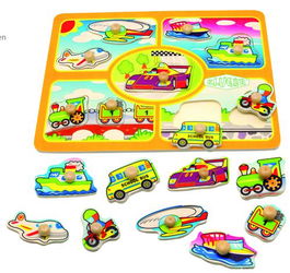 Juego Kluger Ensarte 9 Piezas Vehiculos