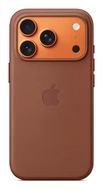 Apple iPhone 17 Pro Case MGF64ZM/A - Funda Techwoven con MagSafe, Color Sienna/Naranja, 100% Poliéster Reciclado, Compatible con Carga Inalámbrica