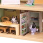 Moose Bluey Casa de Muffin con 4 habitaciones y figura de Muffin