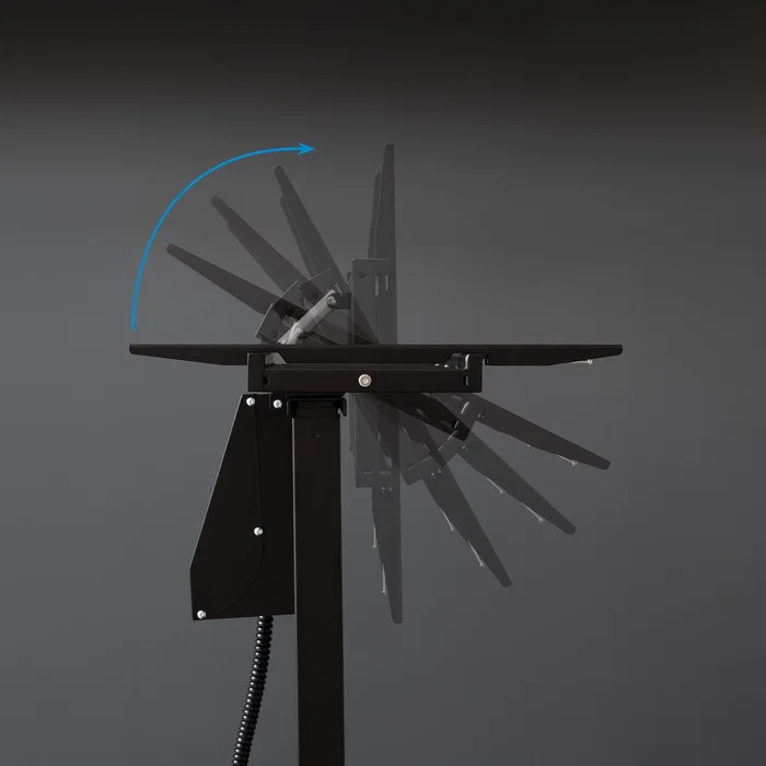 Tooq Soporte de Suelo Eléctrico UROS FSM03-B para TV 52-84 pulgadas