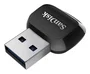 SanDisk SDDR-B731-GN6NN Lector de Tarjetas USB 3.2 Gen 1 Type-A, Compatible con MicroSD/SDHC/SDXC UHS-I, Negro, QuickFlow