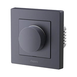 Aqara Dimmer Switch H2 EU - Regulador de Intensidad de Luz, Inalambrico, Compatible con Alexa y Google Home, Color Gris
