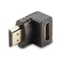 Lindy 41085 Adaptador HDMI Macho a Hembra - Cambiador de Género HDMI 19 Pines, Contactos Chapados en Oro, Color Negro
