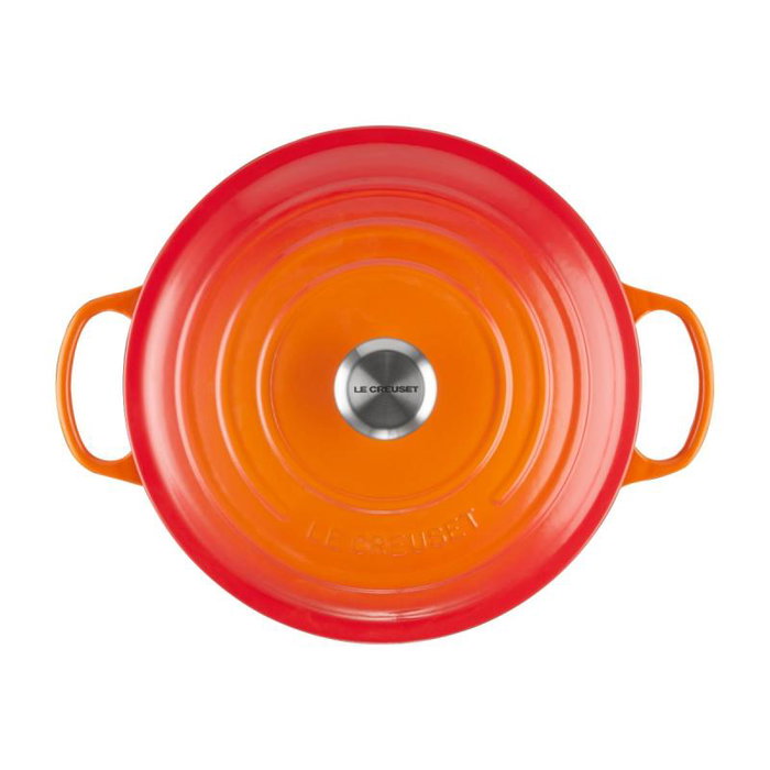 Le Creuset Signature Roaster redondo 20 cm rojo horno 21177200902430 Le Creuset Signature Roaster redondo 20 cm rojo horno 21177200902430