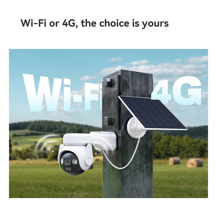 Imou AOV PT 5MP Kit WiFi+4G con Panel Solar Imou AOV PT 5MP Kit WiFi+4G con Panel Solar