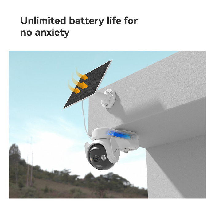 Imou AOV PT Kit Cámara Seguridad Exterior 5MP WiFi 4G 360º Blanco IP66 Resistente Agua Batería Recargable 10000 mAh Visión Nocturna 20m Imou AOV PT Kit Cámara Seguridad Exterior 5MP WiFi 4G 360º Blanco IP66 Resistente Agua Batería Recargable 10000 mAh Visión Nocturna 20m