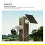 Imou AOV PT Kit Cámara Seguridad Exterior 5MP WiFi 4G 360º Blanco IP66 Resistente Agua Batería Recargable 10000 mAh Visión Nocturna 20m