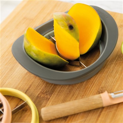 Berghoff 3950020 Set Cortador Frutas y Verduras Rápido, Seguro y Fácil con Cuchillas Intercambiables de Acero Inoxidable