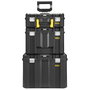 Stanley FMST75753-9 PRO-STACK Set 3 en 1 de herramientas, Negro, 1000x512x435mm con agarradera y cierre