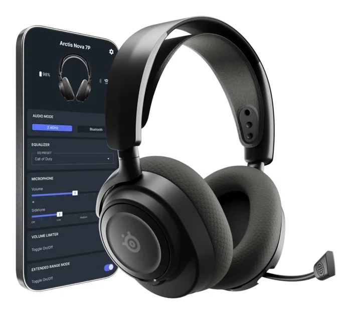 SteelSeries Arctis Nova 7P Gen 2 Auriculares Inalámbricos Negro