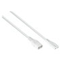 Kabelmeister Cable de extensión Stecker C8 a C7, 2m, blanco