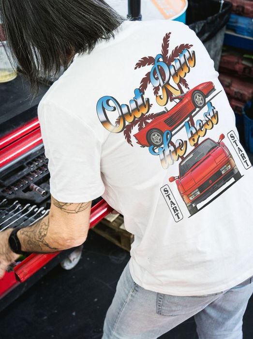 Radikal Revolution Camiseta Out Run Blanca Talla L RKOUT203L