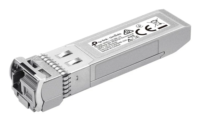 TP-Link Omada SM5110LSB-10 Módulo Transceptor SFP+ de Fibra Óptica 10GbE 10312 Mbit/s, LC (UPC) 9/125 µm, 10 km, Hot-Swap, Plata