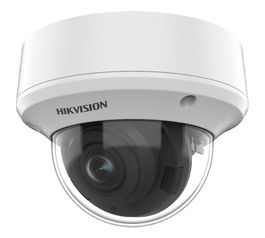 Hikvision Cámara Minidomo HD 5MP 2.7-13.5mm Antivandálico IR40 WDR IK10 IP67 12/24V 4en1