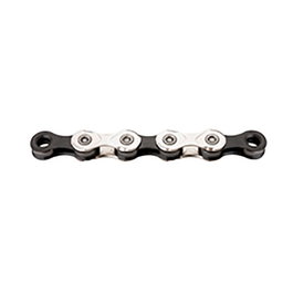 KMC Cadena X12 1/2x11/128 Ancha 126 Eslabones 12 Velocidades Plata/Negro