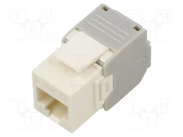 GOOBAY Módulo RJ45 Keystone Cat 6a Blanco