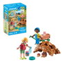 PLAYMOBIL Cuidados de la Familia de Erizos My Life 71512