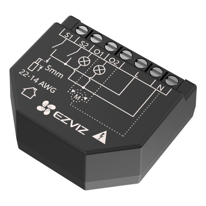 EZVIZ CS-T36-R100-WM Enchufe Inteligente Wi-Fi Inalámbrico Color Negro