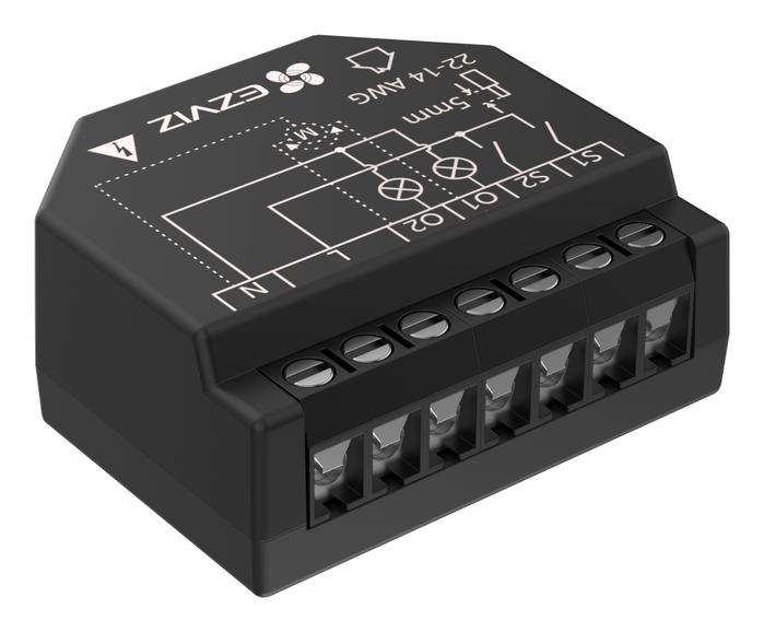 EZVIZ T36WN Repetidor Wi-Fi Inalámbrico Negro