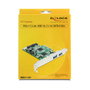 DeLOCK 89359 Tarjeta PCI Express x4 con 2 puertos USB 3.2 Gen 1 y 2 puertos SATA 6 Gb/s