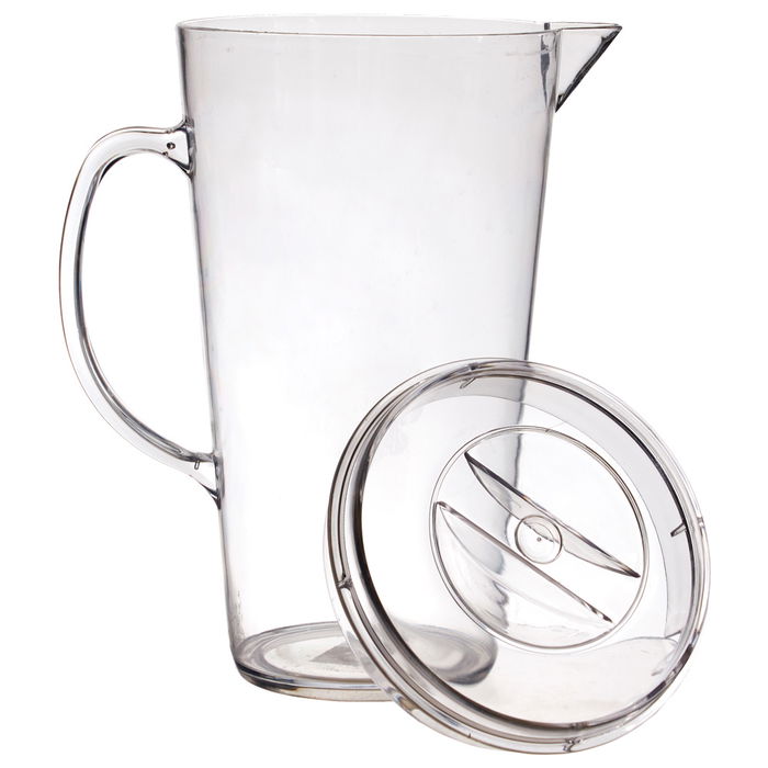 Home Deco Factory Juego De Jarra Con 4 Vasos Colección Bain De Soleil Plástico