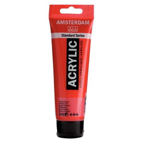 Amsterdam Standard Series Acrílico Rojo Pyrrole 315 120 ml Amsterdam Standard Series Acrílico Rojo Pyrrole 315 120 ml