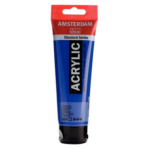 Amsterdam Standard Series Pintura Acrílica Azul Ultramar 504 de 120 ml Amsterdam Standard Series Pintura Acrílica Azul Ultramar 504 de 120 ml