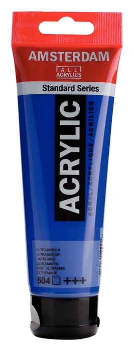 Amsterdam Standard Series Pintura Acrílica Azul Ultramar 504 de 120 ml Amsterdam Standard Series Pintura Acrílica Azul Ultramar 504 de 120 ml