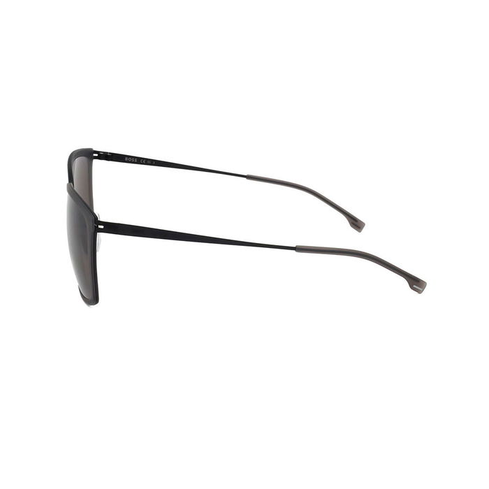 Hugo Boss Gafas Gafas de Sol Hombre 1465/F/S 003 145 mm Rectangulares Montura Acero Inoxidable Puente 18mm Cristal 59mm Patilla