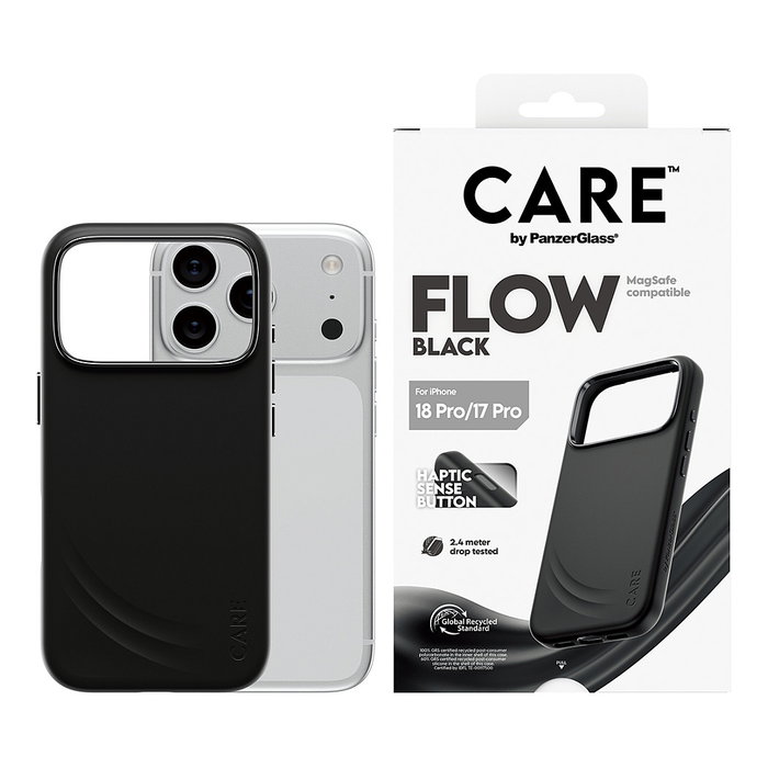 PanzerGlass CARE by PanzerGlass Flow Case Schwarz m. MagSafe iPhone 17 Pro