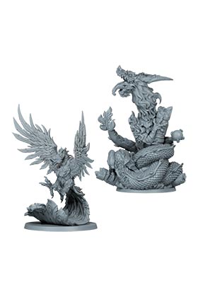Asmodee Zombicide: Divine Beasts Expansion de Bestias Divinas