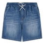 Pantalones Cortos Infantiles Levi's Relaxed Pull On Make Me Azul Acero Infantil Hombre S