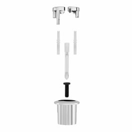 Roca Kit de doble pulsador corto para mecanismo de descarga D2D AH0001800R