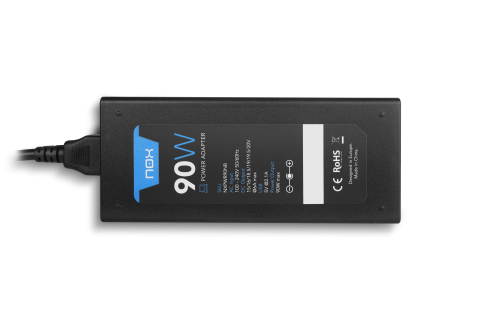 Nox NXPWR90NB Cargador Universal 90W con 10 Conectores y USB Nox NXPWR90NB Cargador Universal 90W con 10 Conectores y USB