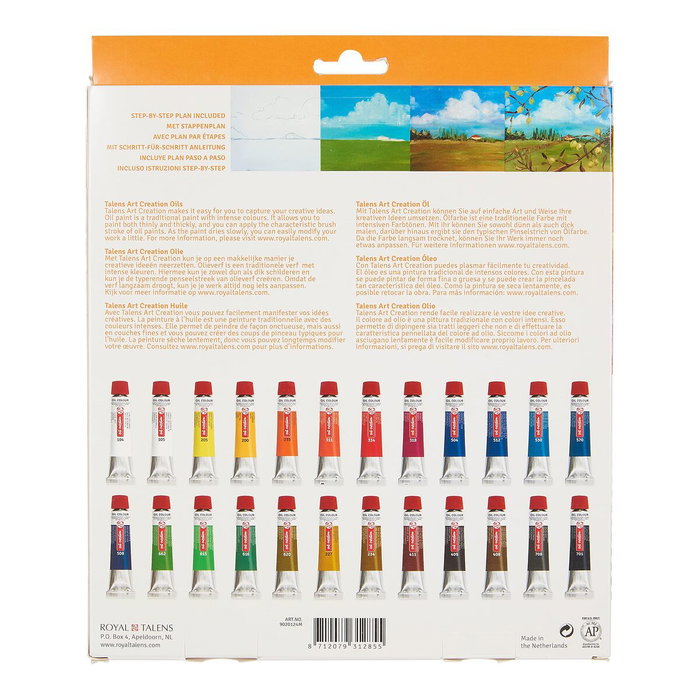 Talens Art Creation Set de Óleo 24 Tubos x 12ml Colores Surtidos Talens Art Creation Set de Óleo 24 Tubos x 12ml Colores Surtidos