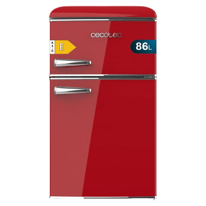 Cecotec frigorífico combinado rojo 86 L Bolero CoolMarket 2D Origin 86 E LED Cecotec frigorífico combinado rojo 86 L Bolero CoolMarket 2D Origin 86 E LED