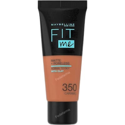 Maybelline FIT ME! Matte+Poreless Foundation 350-caramel