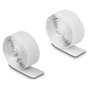 DeLOCK Cinta de gancho y lazo autoadhesiva 1 m x 20 mm blanco