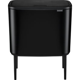 Brabantia Bo Touch Bin Negro Mate 11 + 23 L