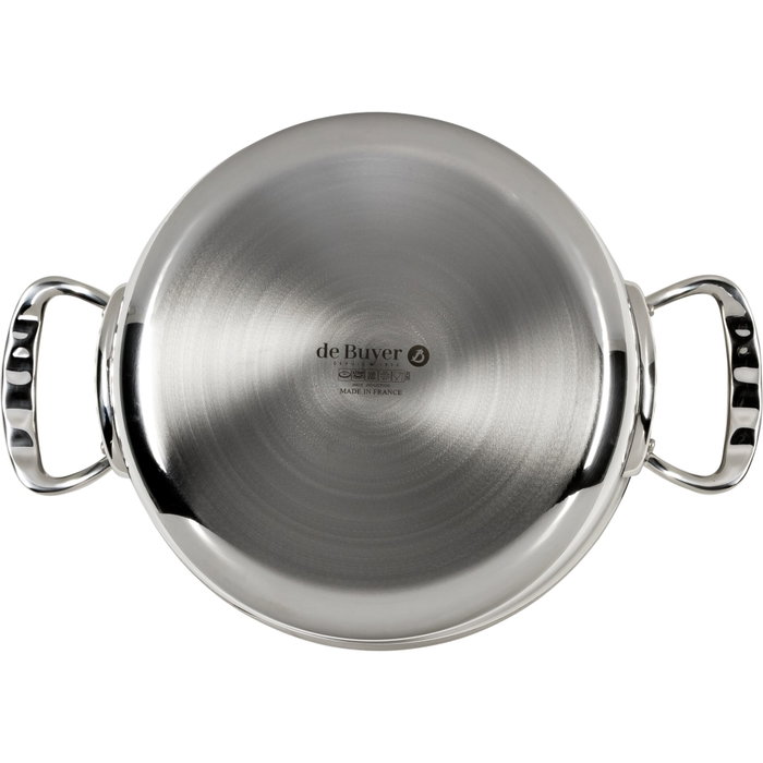 De Buyer Affinity Olla para salsas baja con tapa 24 cm