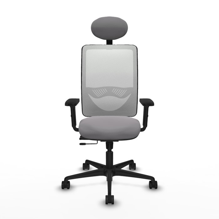 PIQUERAS Y CRESPO Silla de oficina Zulema Gris y Blanco PIQUERAS Y CRESPO Silla de oficina Zulema Gris y Blanco