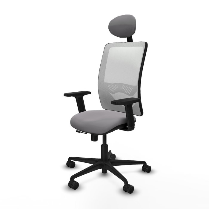 PIQUERAS Y CRESPO Silla de oficina Zulema Gris y Blanco PIQUERAS Y CRESPO Silla de oficina Zulema Gris y Blanco