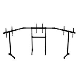 Next Level Racing NLR-A010 Gaming Furniture Section Free Standing Triple Monitor, Negro