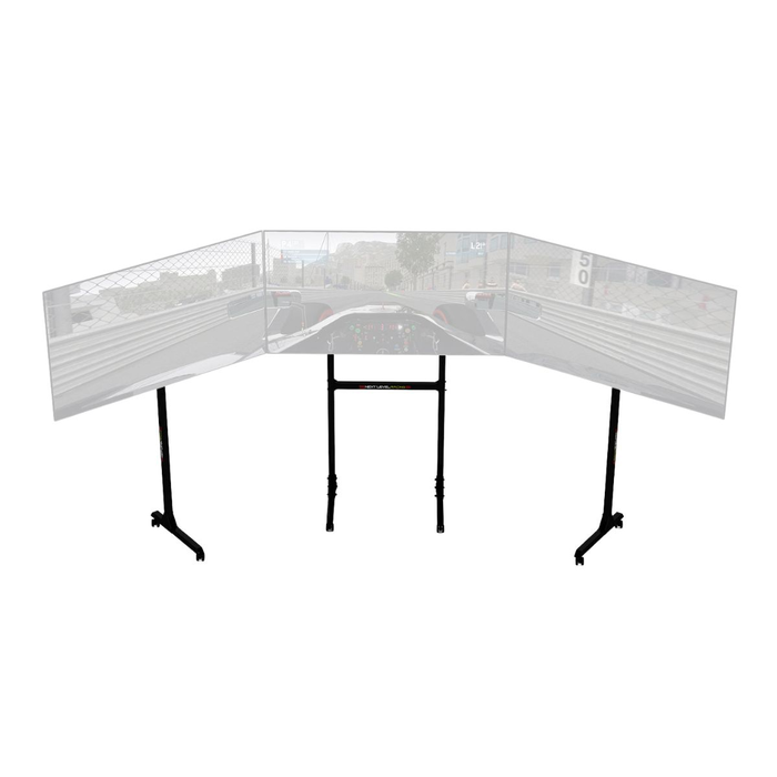 Next Level Racing NLR-A010 Gaming Furniture Section Free Standing Triple Monitor, Negro