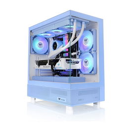 Thermaltake Midi Tower View 270 TG ARGB Hydrangea Blue PC Caja para Ordenador