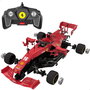 RASTAR Coche Ferrari Fórmula 1 Radio Control Teledirigido, Construible 66 Piezas, Escala 1:18, Eléctrico, +8 años