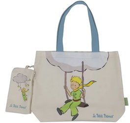 CYP BRANDS Bolso con monedero El Principito nube