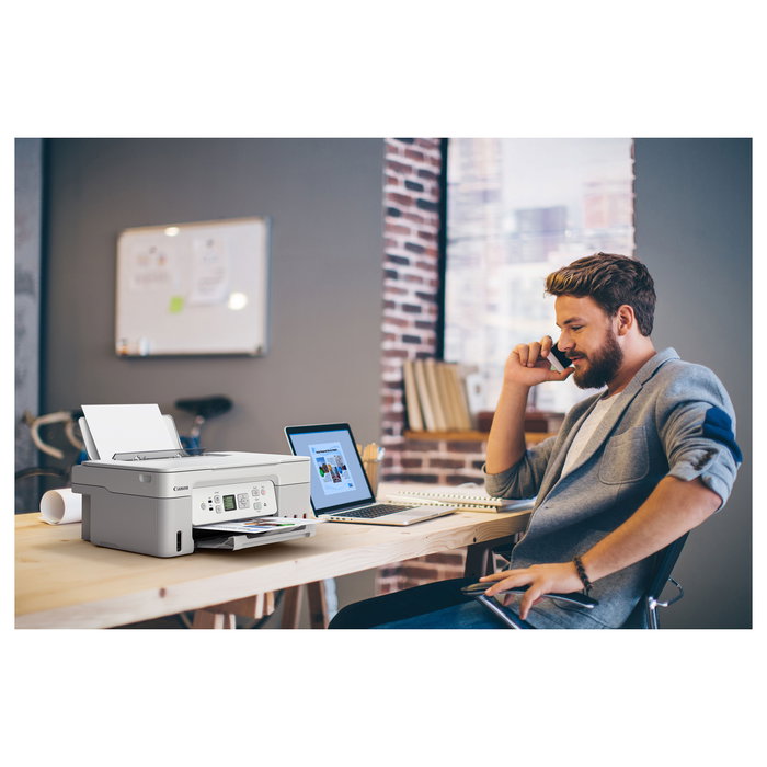 Canon PIXMA G3571 Impresora Multifunción de Inyección de Tinta MegaTank, A4, Color, WiFi, AirPrint, Impresión Fronteras, 4800 x 1200 DPI, Blanca - G3571 Canon PIXMA G3571 Impresora Multifunción de Inyección de Tinta MegaTank, A4, Color, WiFi, AirPrint, Impresión Fronteras, 4800 x 1200 DPI, Blanca - G3571