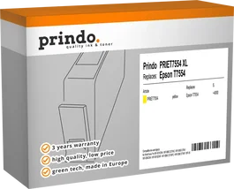Prindo Cartucho de tinta amarillo PRIET7554 Classic XL