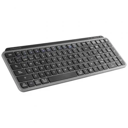 Mars Gaming MK-SILENKEYSES Teclado Inalámbrico Silencioso Triple Conectividad Bluetooth 5.1 + 2.4G + USB, 200h Batería, Compatible PC, PS4, PS5, Xbox, Switch